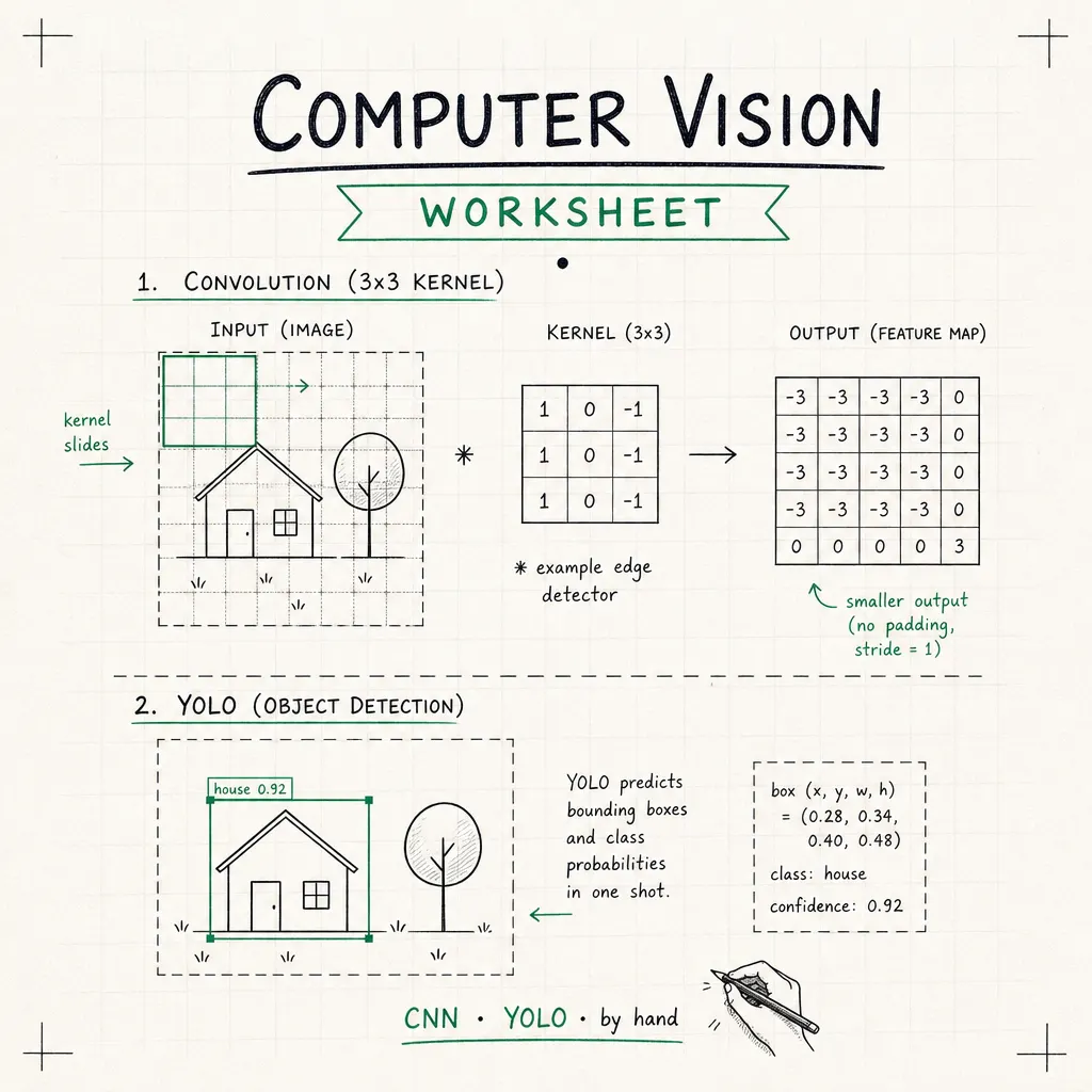 Cover of the computer vision worksheet